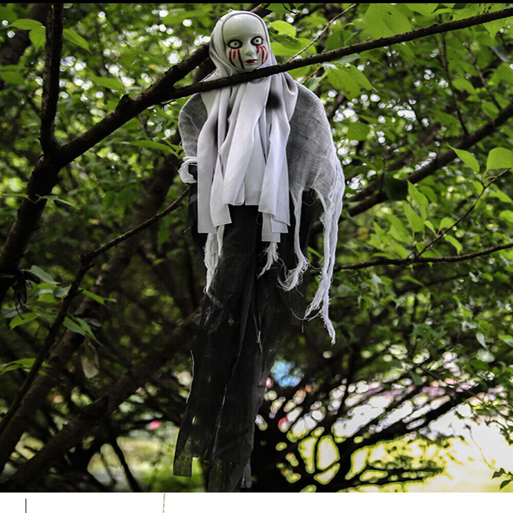 😈Garden Yard Hanging Skeleton Skull Ghost Outdoor Decoration